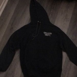 Gallery dept black hoodie size small